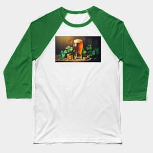 beer clover and gold Baseball T-Shirt